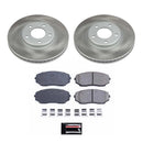 Power Stop 07-09 Ford Edge Front and Rear Semi-Coated Rotor Kit