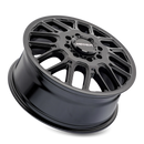 Mayhem 8107D Cogent Dually 17x6.5 / 8x210 BP / 125mm Offset / 154.2mm Hub Gloss Black Wheel