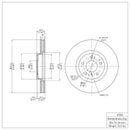 DFC GeoSPEC Coated Rotors - Plain
