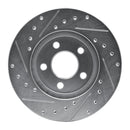 R1 84-95 Chrysler Imperial Front Drilled & Slotted Silver Brake Rotor Set