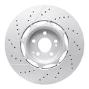 DFC 21-25 Mercedes-Benz Gle63 AMG S Suv Rear Drilled & Slotted Hi-Carbon Alloy GEOMET Coated Rotor