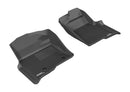 3D MAXpider 2010-2014 Ford F-150 Supercrew Kagu 1st & 2nd Row Floormats - Black