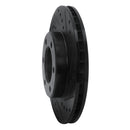 R1 93-98 Toyota T100 Front Right Drilled & Slotted Black Brake Rotor