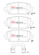 DBA 2021+ Genesis G80 2.5T AWD SP Performance Front Brake Pads