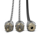 DS18 Level 3 RCA Wire Y Connector 1 Female to 2 Male Black + Red Kit