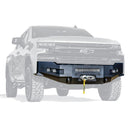 Westin 19-21 Chevrolet Silverado 1500 (Excl. Diesel & LD) Pro-Series Front Bumper - Textured Black