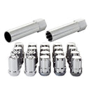 McGard SplineDrive Tuner 5 Lug Install Kit w/Locks & Tool (Cone) M12x1.25 / 13/16 Hex - Chrome (CS)