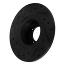 R1 67-76 BMW 1600 Front Right Drilled & Slotted Black Brake Rotor