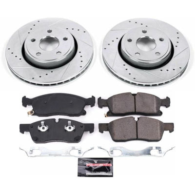 Power Stop 17-19 Jeep Grand Cherokee Front Z23 Evolution Sport Brake Kit w/Calipers