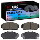 DFC 93-01 Honda Civic Hatchback Front 4000 Hybridynamic Brake Pads