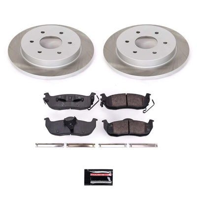 Power Stop 12-15 Nissan Armada Front and Rear Semi-Coated Rotor Kit