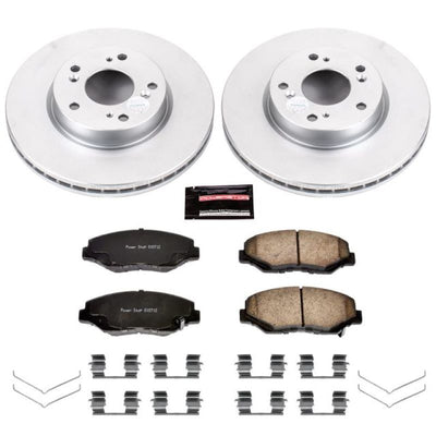Power Stop 2013 Acura ILX Front & Rear Z17 Evolution Geomet Coated Brake Kit