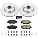Power Stop 13-17 Honda Accord Front & Rear Z17 Evolution Geomet Coated Brake Kit