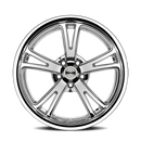 Ridler 606 20x8.5 / 5x127 BP / 0mm Offset / 83.82mm Hub Chrome Wheel
