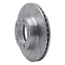 R1 97-04 Porsche Boxster Front Drilled & Slotted Silver Brake Rotor Set