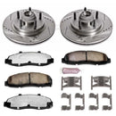 Power Stop 2002 Lincoln Blackwood Front and Rear Z36 Truck & Tow Kit w/Cals