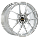 BBS RF 18x9 5x120 ET47 PFS Diamond Silver Wheel -82mm PFS/Clip Req