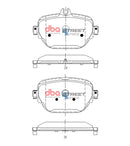 DBA 19-20 Mercedes-Benz AMG GT 53 (w/Iron Rotor) Rear Street Series Brake Pads