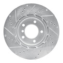 R1 95-02 BMW M3 Front & Rear Drilled & Slotted Silver Brake Rotor Set