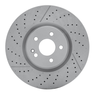 DFC 14-19 Mercedes-Benz GLA45 AMG Front Drilled and Slotted Brake Rotor