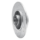 R1 11-15 Renault Fluence (Mexico) Rear Right Drilled & Slotted Silver Brake Rotor