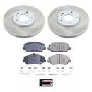 Power Stop 14-16 Kia Forte Koup Front and Rear Semi-Coated Rotor Kit