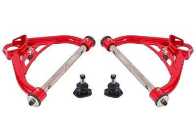 BMR 70-81 Chevrolet Camaro A-Arms Upper Non-Adjustable Delrin Std Ball Joint - Red