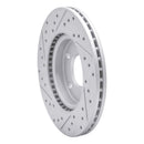 R1 13-19 Nissan Sentra Front Right Drilled & Slotted Geo-Carbon Rotor