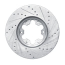 R1 20-25 Ford Transit-250 Front & Rear Drilled & Slotted Silver Brake Rotor Set