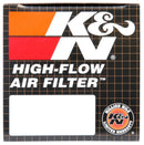 K&N Filter Universal Clamp-On Filter 2in Flange / 2-23/32in Base / 3in x 2in Top / 2-3/4in Height
