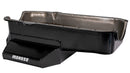Moroso 86-Up Chevrolet SBC (w/1 Pc Seal & Low Clearance) Wet Sump 7qt 7in Steel Oil Pan - Black