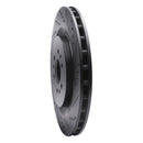 R1 04-11 Cadillac CTS Rear Right Drilled & Slotted Black Brake Rotor