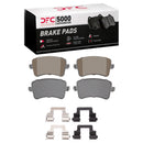 DFC 13-17 Audi Q5 (Mexico) Rear 5000 Advanced Ceramic Brake Pads and Hardware Kit