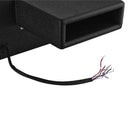 DS18 Polaris RZR 10in Subwoofer Enclosure w/EXL-X10.2D Subwoofer- Black Finish- Acrylic Window- LED