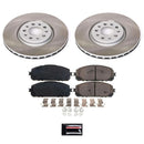 Power Stop 14-15 Jeep Cherokee Front and Rear Semi-Coated Rotor Kit
