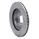 R1 07-19 Suzuki SX4 S-Cross (Mexico) Front Right Drilled & Slotted Silver Brake Rotor