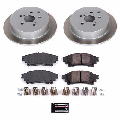 Power Stop 10-15 Lexus RX350 Front and Rear Semi-Coated Rotor Kit