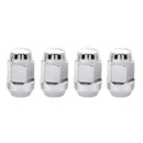 McGard Hex Lug Nut (Cone Seat Bulge Style) 7/16-20 / 3/4 Hex / 1.45in. Length (4-Pack) - Chrome