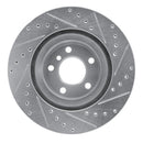 R1 11-18 BMW X3 Front & Rear Drilled & Slotted Silver Brake Rotor Set