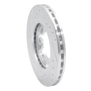 R1 82-85 Nissan 720 DATSUN Front Right Drilled & Slotted Silver Brake Rotor