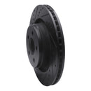 R1 11-12 Jeep Liberty Front Left Drilled & Slotted Black Brake Rotor