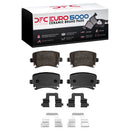 DFC 09-18 Audi Q3 Front & Rear Geospec Rotors with Euro 5000 Ceramic Brake Pads w/Hardware