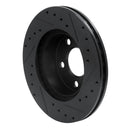 R1 95-02 Ford Ranger (USA/Canada) Front Left Drilled & Slotted Black Brake Rotor