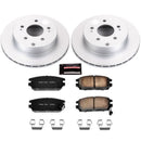 Power Stop 06-12 Mitsubishi Eclipse Front & Rear Z17 Evolution Geomet Coated Brake Kit