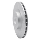 R1 10-16 Hyundai Genesis Coupe Front Right Drilled & Slotted Geo-Carbon Rotor
