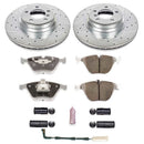 Power Stop 02-05 BMW 745i Front & Rear Z26 Street Warrior Brake Kit