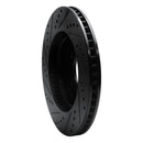 R1 02-07 Chevrolet Equinox Front Right Drilled & Slotted Black Brake Rotor
