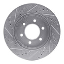 R1 04-08 Ford F-150 Heritage Front Drilled & Slotted Silver Brake Rotor Set