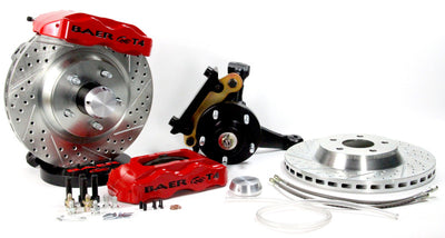 Baer Brakes 82-92 Chevrolet Camaro STD Studs 13in Track4 Front SDZ Brake Kit - Comp Yellow
