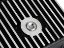 aFe POWER Transmission Pan Ford Trucks 80-92 (AOD Transmission)- Black w/ Machined Fins